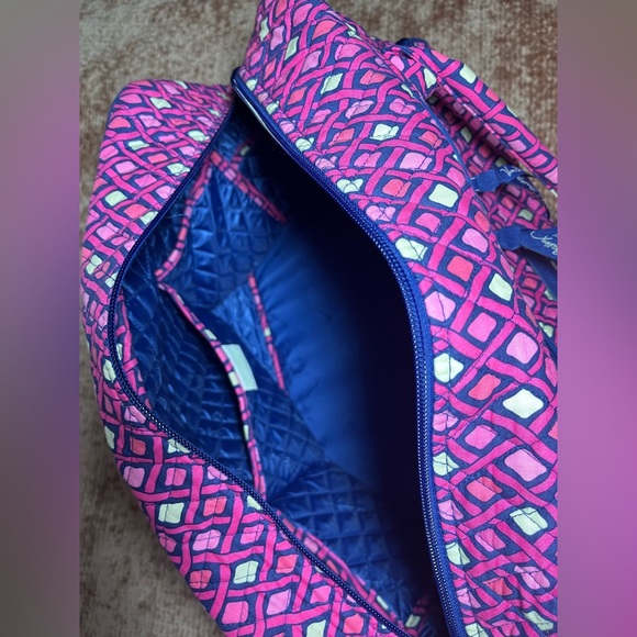 Vera Bradley  Pink/Blue Travel‎ bag - Picture 8 of 12